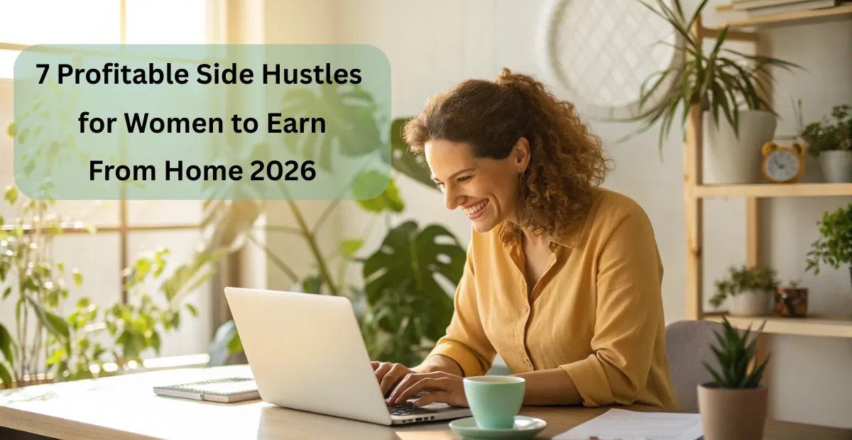 7 Profitable Side Hustles for Women to Earn From Home 2026