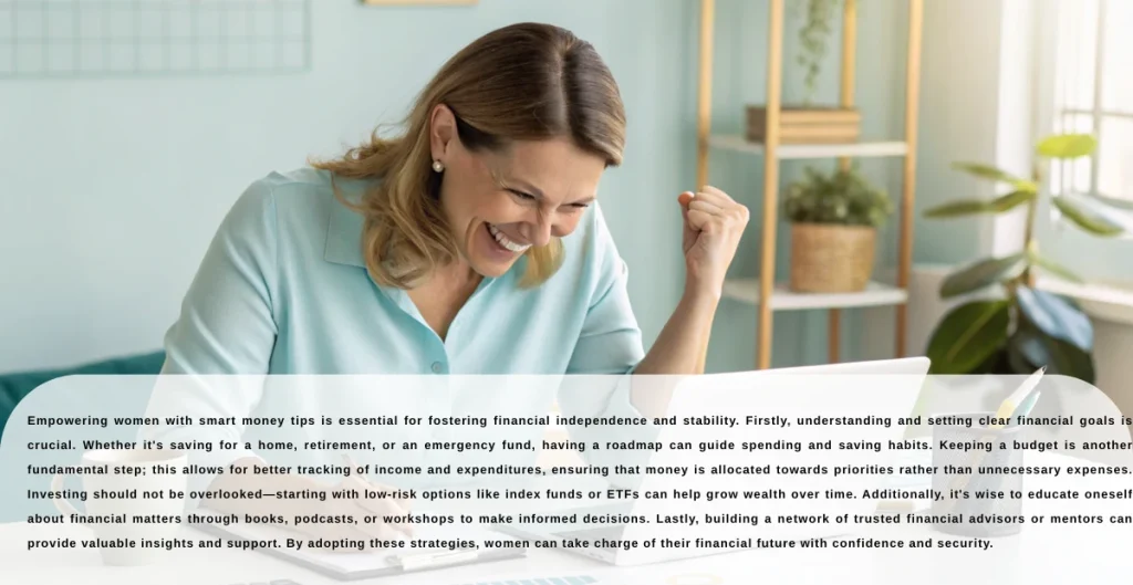 Smart money tips for women