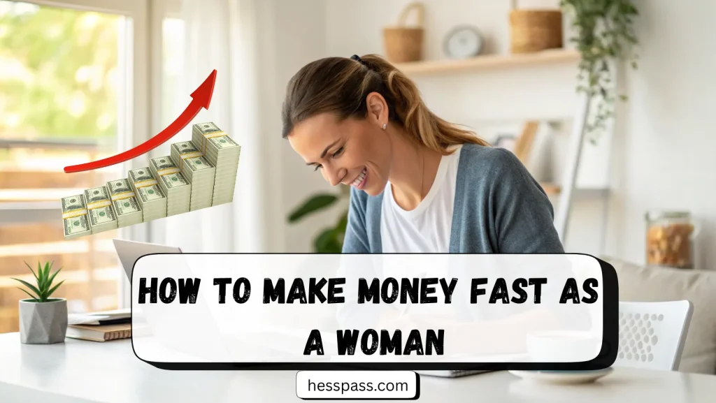 Woman budgeting her finances at home using a planner and laptop